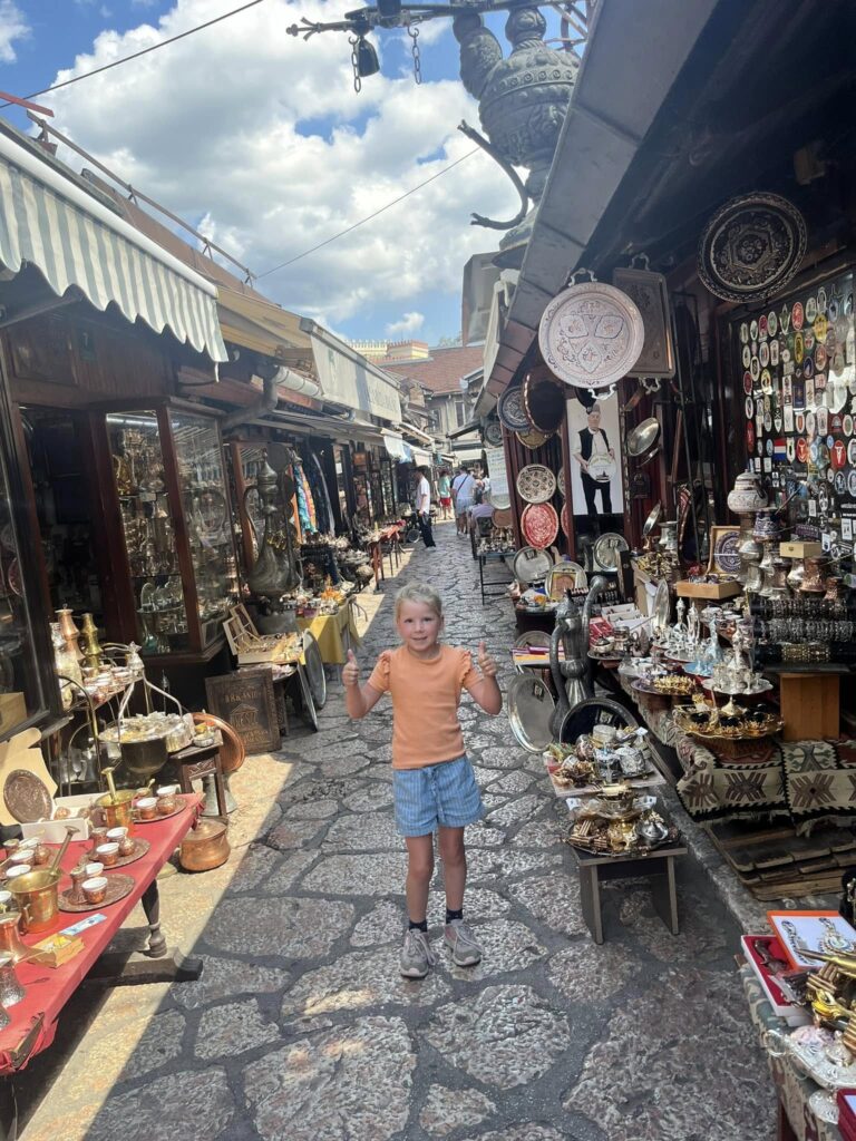 De bazaar van Sarajevo