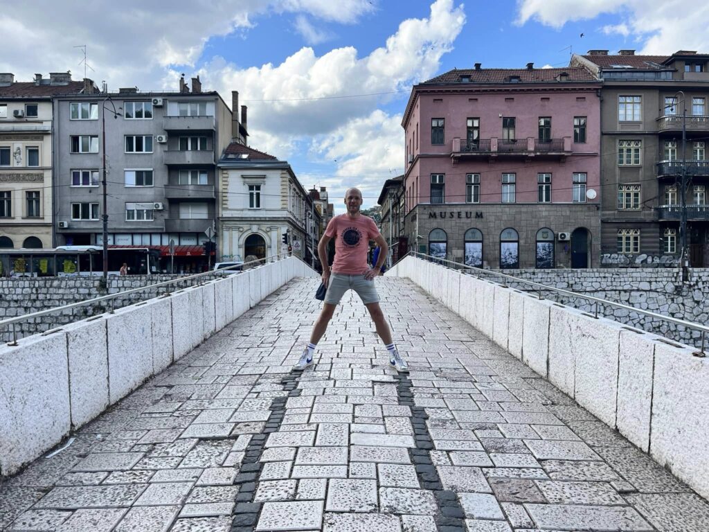 De brug in Sarajevo waar Franz Ferdinand werd vermoord