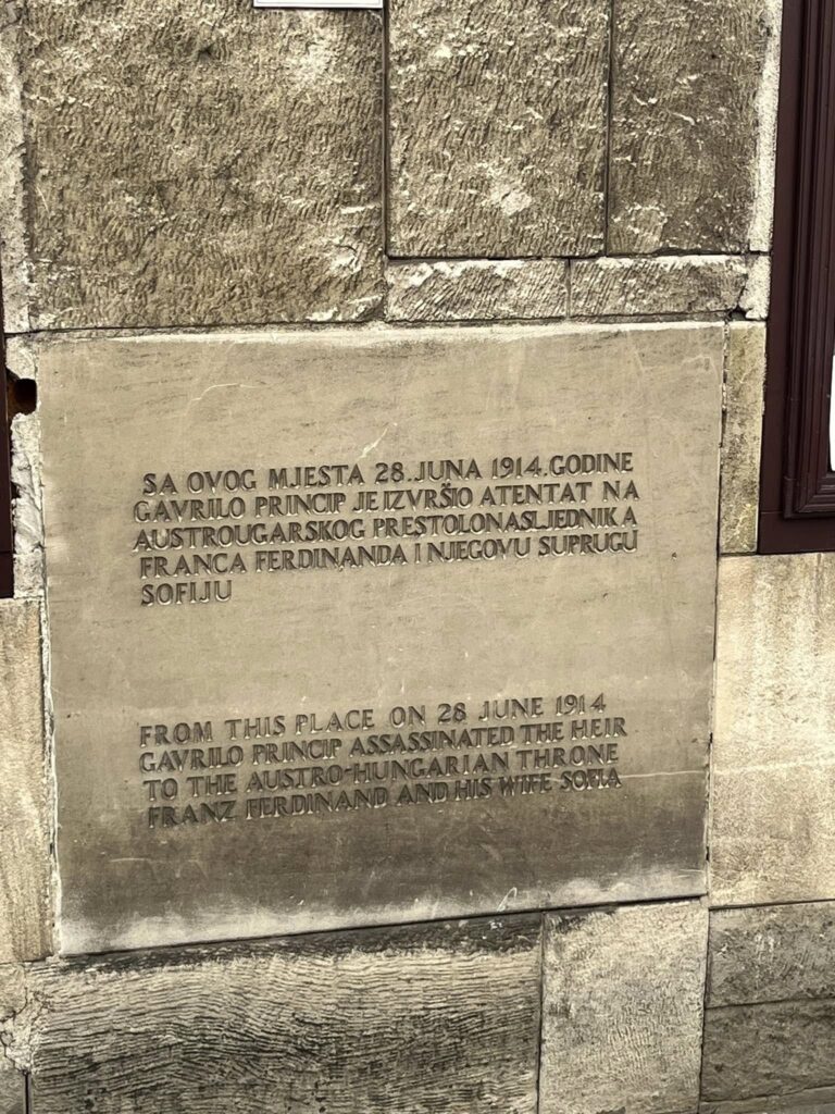 Het begin van de eerste wereldoorlog